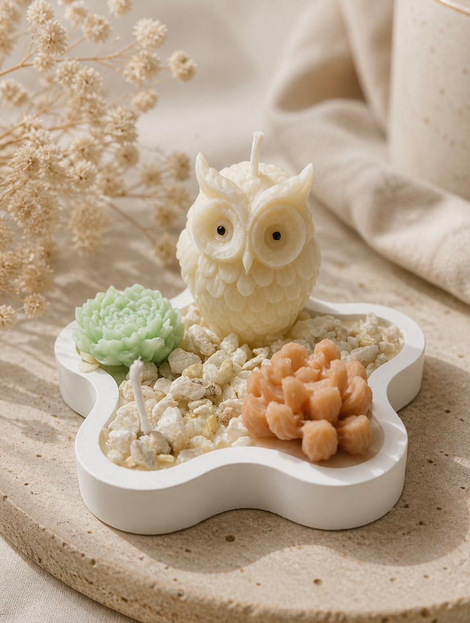 Mini Terrario Buho
